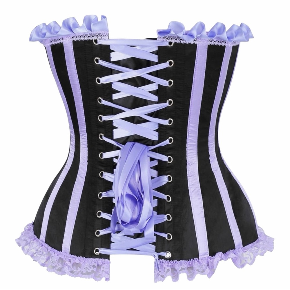 Daisy Corsets Striped Corset Top/Lingerie/Costume/Burlesque/Plus Size: 3XL - Picture 4 of 13